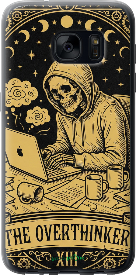 Силіконовий чехол The Overthinker для Samsung Galaxy S7 G930F - 6774u-106 изображение 