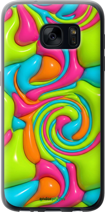 Силіконовий чехол Y2K Jelly Dream для Samsung Galaxy S7 G930F - 6780u-106 изображение 