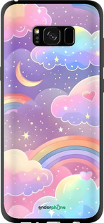 TPU чехол Облака и радуга для Samsung Galaxy S8 Plus - 6312b-817 изображение 
