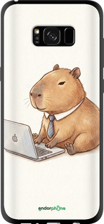 TPU чехол Funny Capybara CEO Working для Samsung Galaxy S8 Plus - 6777b-817 изображение 