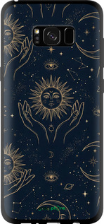 TPU чехол Celestial Harmony: Sun & Moon Gold Mystic Pattern для Samsung Galaxy S8 Plus - 6778b-817 изображение 