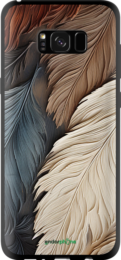 TPU чехол Листья в стиле бохо для Samsung Galaxy S8 Plus - 5643b-817 изображение 