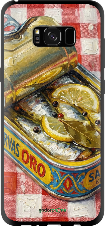 TPU чехол Vintage Sardine Tin Phone для Samsung Galaxy S8 Plus - 6772b-817 изображение 