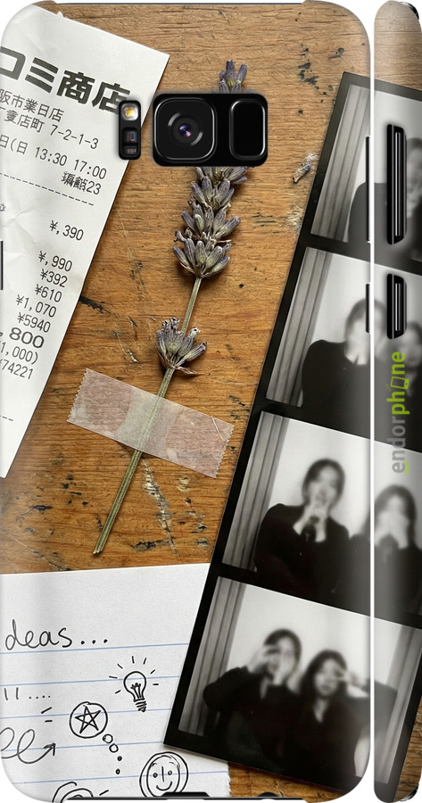 3D пластиковый глянцевый чехол Aesthetic Scrapbook Collage для Samsung Galaxy S8 Plus - 6773c-817 изображение 