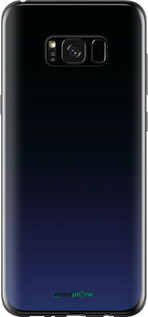 2D пластиковий чехол Градієнт у темно-синьому стилі для Samsung Galaxy S8 Plus - 6542t-817 изображение 