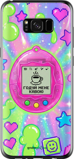 2D пластиковый чехол 'Y2K Aesthetic Retro Pet: Годуй мене кавою' для Samsung Galaxy S8 Plus изображение 3