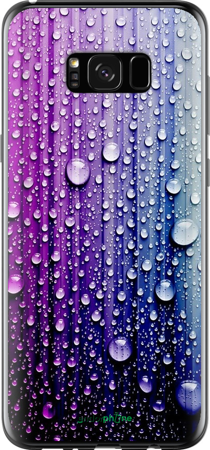 

Силіконовий чохол "Краплини води" для Samsung Galaxy S8 Plus, Синій
