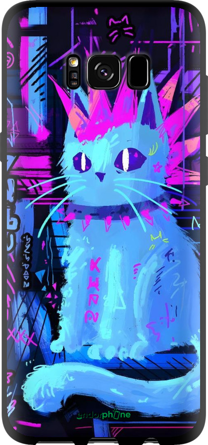 TPU чехол Кот панк для Samsung Galaxy S8 - 6311b-829 изображение 