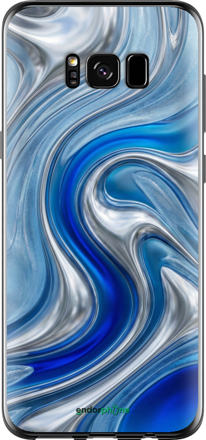 Силиконовый чехол Liquid Chrome для Samsung Galaxy S8 - 6781u-829 изображение 