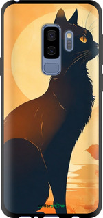 TPU чехол Черная кошка v2 для Samsung Galaxy S9 Plus - 5830b-1365 изображение 