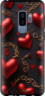 TPU чехол Сердечки для Samsung Galaxy S9 Plus - 5831b-1365 изображение 