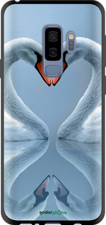 TPU чехол Лебеді для Samsung Galaxy S9 Plus - 6007b-1365 изображение 