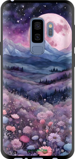 TPU чехол Ночь луна арт для Samsung Galaxy S9 Plus - 6319b-1365 изображение 