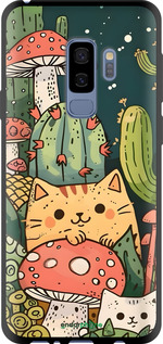 TPU чехол Коты грибы для Samsung Galaxy S9 Plus - 6321b-1365 изображение 