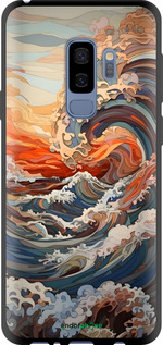 TPU чехол Арт хвилі для Samsung Galaxy S9 Plus - 6324b-1365 изображение 