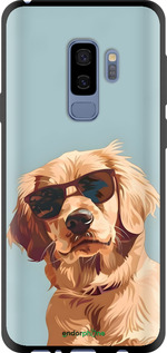 TPU чехол Пес в очках для Samsung Galaxy S9 Plus - 6381b-1365 изображение 
