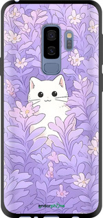 TPU чехол Котик в цветах для Samsung Galaxy S9 Plus - 6390b-1365 изображение 