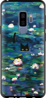 TPU чехол Чохол із зображенням водяних лілій Моне та кішок для Samsung Galaxy S9 Plus - 6399b-1365 изображение 