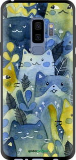 TPU чехол С изображением кошачьего леса для Samsung Galaxy S9 Plus - 6447b-1365 изображение 