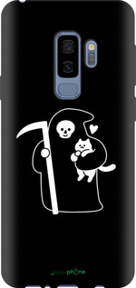 TPU чехол Мінімалістичний арт: смерть та кішка для Samsung Galaxy S9 Plus - 6529b-1365 изображение 