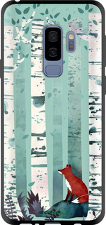 TPU чехол Лис у зеленому лісі для Samsung Galaxy S9 Plus - 6547b-1365 изображение 