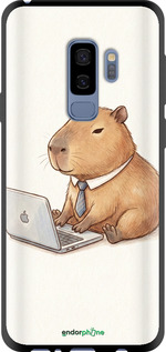 TPU чехол Funny Capybara CEO Working для Samsung Galaxy S9 Plus - 6777b-1365 изображение 