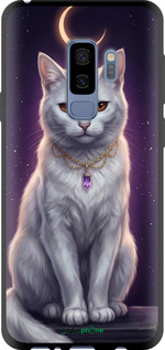 TPU чехол Mystic White Cat Gothic Dark Purple Gold для Samsung Galaxy S9 Plus - 6805b-1365 изображение 