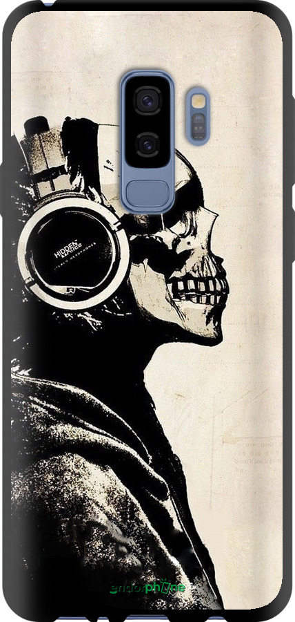 TPU чехол Скелет-меломан v2 для Samsung Galaxy S9 Plus - 1200b-1365 изображение 