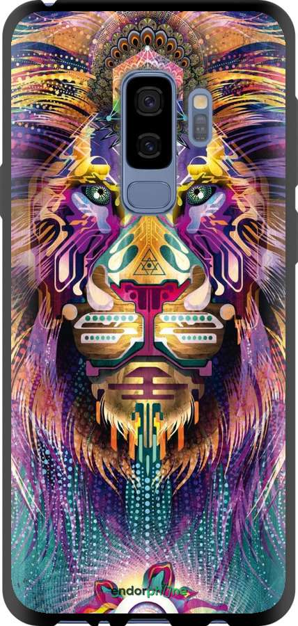 TPU чехол Люмінесцентний лев для Samsung Galaxy S9 Plus - 4037b-1365 изображение 