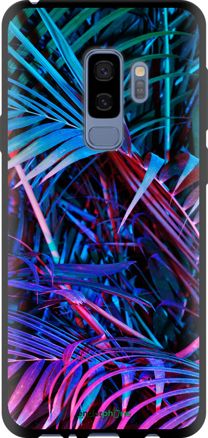 TPU чехол Папоротник под ультрафиолетом для Samsung Galaxy S9 Plus - 4069b-1365 изображение 