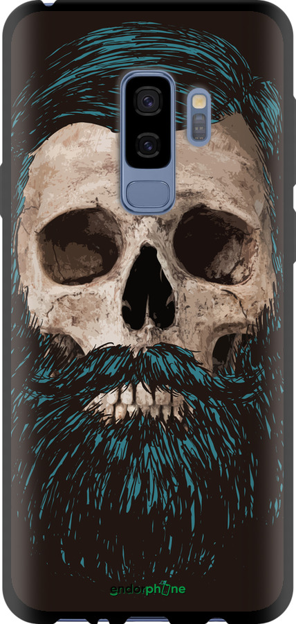 TPU чехол Череп з бородою для Samsung Galaxy S9 Plus - 4102b-1365 изображение 