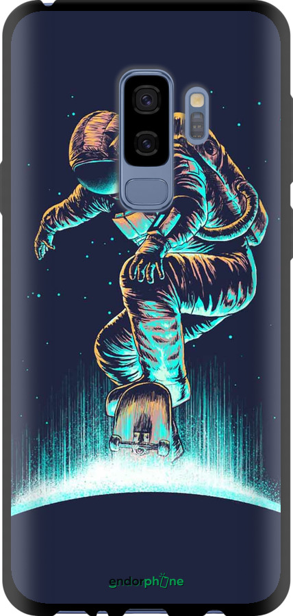 TPU чехол Космонавт на скейтборді для Samsung Galaxy S9 Plus - 4145b-1365 изображение 