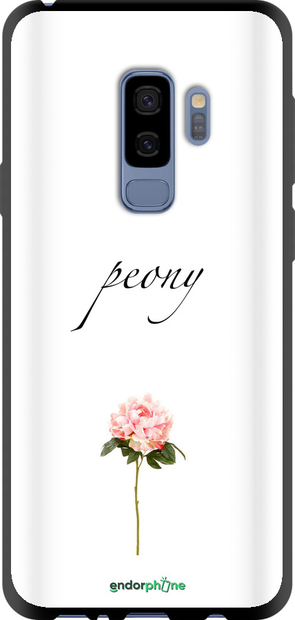TPU чехол Пион для Samsung Galaxy S9 Plus - 4366b-1365 изображение 