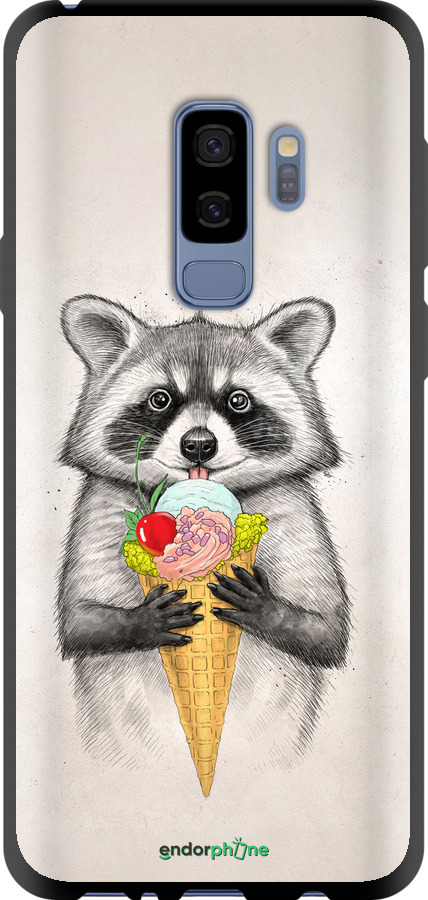 TPU чехол Енотик с мороженым для Samsung Galaxy S9 Plus - 4602b-1365 изображение 