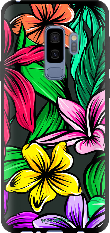 TPU чехол Тропічні квіти 1 для Samsung Galaxy S9 Plus - 4753b-1365 изображение 