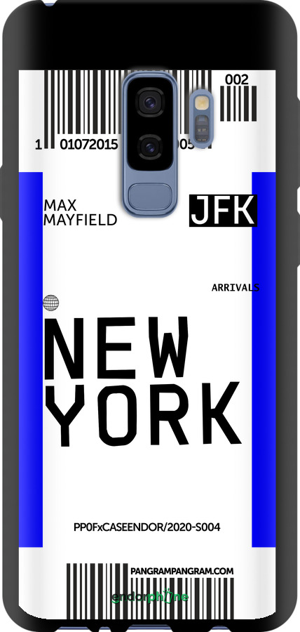 TPU чехол New York для Samsung Galaxy S9 Plus - 4861b-1365 изображение 