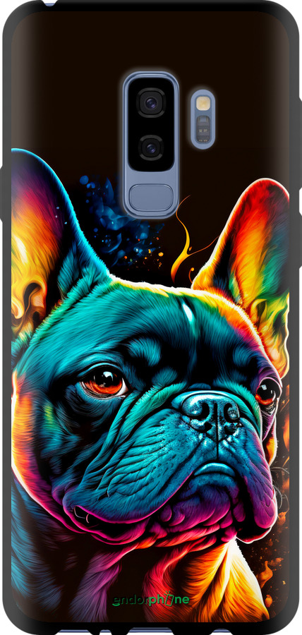 TPU чехол Яркий бульдог для Samsung Galaxy S9 Plus - 5547b-1365 изображение 