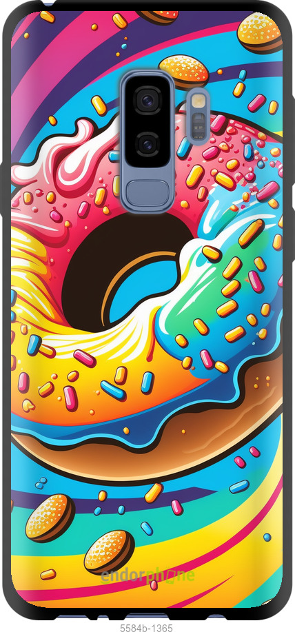 TPU чехол Пончик веселка для Samsung Galaxy S9 Plus - 5584b-1365 изображение 