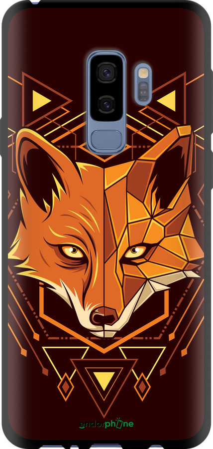 TPU чехол Лиса геометрия для Samsung Galaxy S9 Plus - 5607b-1365 изображение 