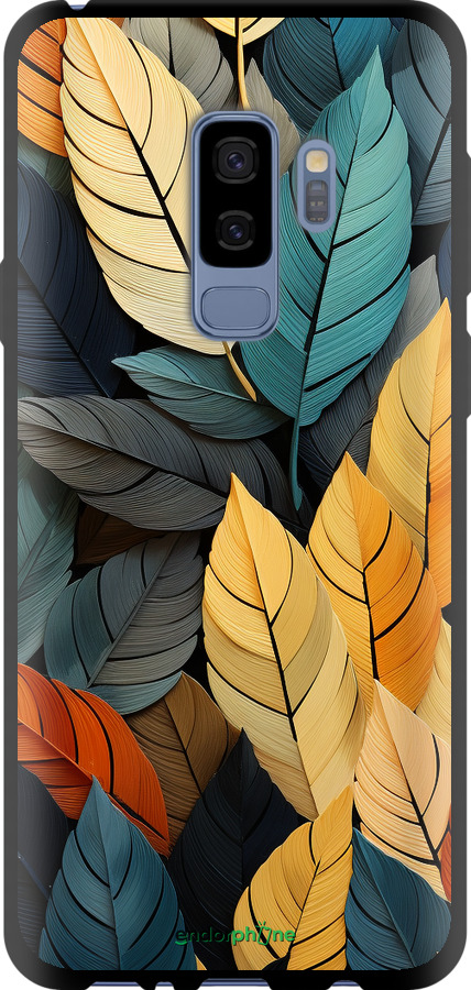 TPU чехол Кольорове листя для Samsung Galaxy S9 Plus - 5644b-1365 изображение 