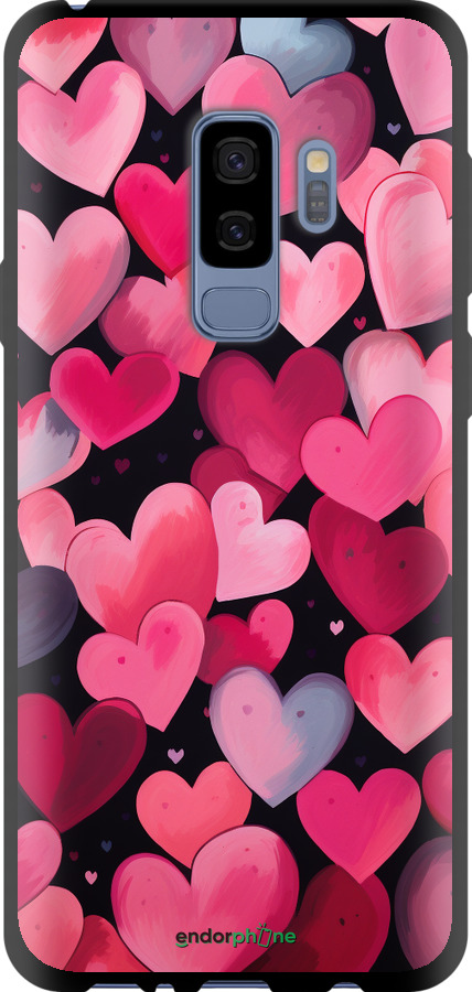 TPU чехол Сердечка 4 для Samsung Galaxy S9 Plus - 5662b-1365 изображение 