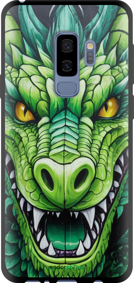 TPU чехол Зелений дракон для Samsung Galaxy S9 Plus - 5816b-1365 изображение 