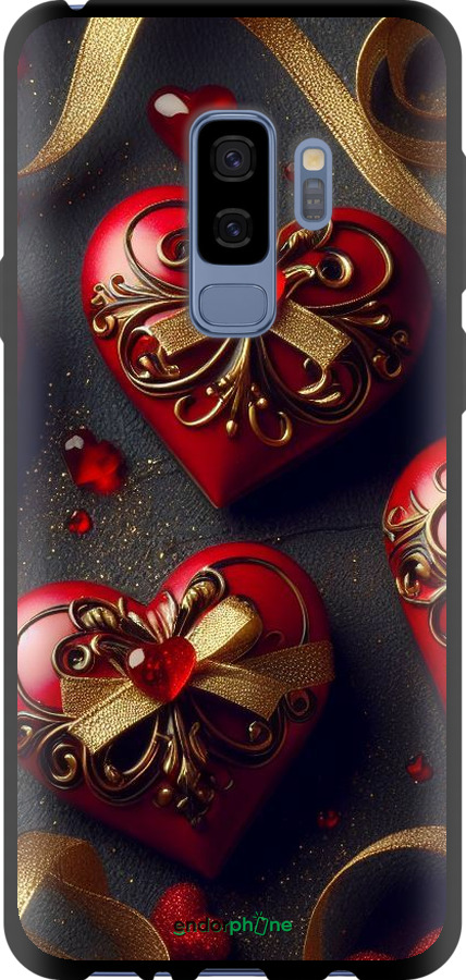 TPU чехол Сердечки v4 для Samsung Galaxy S9 Plus - 5834b-1365 изображение 