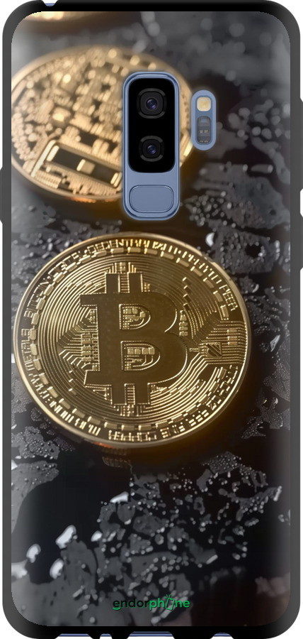 TPU чехол Вулканический Bitcoin для Samsung Galaxy S9 Plus - 6092b-1365 изображение 