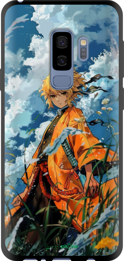 TPU чехол Zenitsu Agatsuma для Samsung Galaxy S9 Plus - 6117b-1365 изображение 