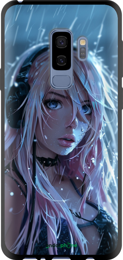 TPU чехол Неоновий дощ для Samsung Galaxy S9 Plus - 6119b-1365 изображение 