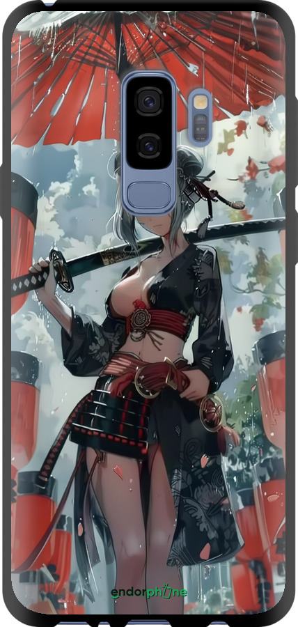 TPU чехол Гейша-воин для Samsung Galaxy S9 Plus - 6124b-1365 изображение 