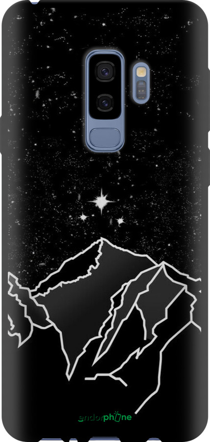TPU чехол Минималистический горный пейзаж для Samsung Galaxy S9 Plus - 6438b-1365 изображение 