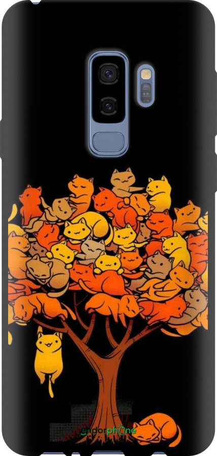TPU чехол Дерево и котики для Samsung Galaxy S9 Plus - 6516b-1365 изображение 