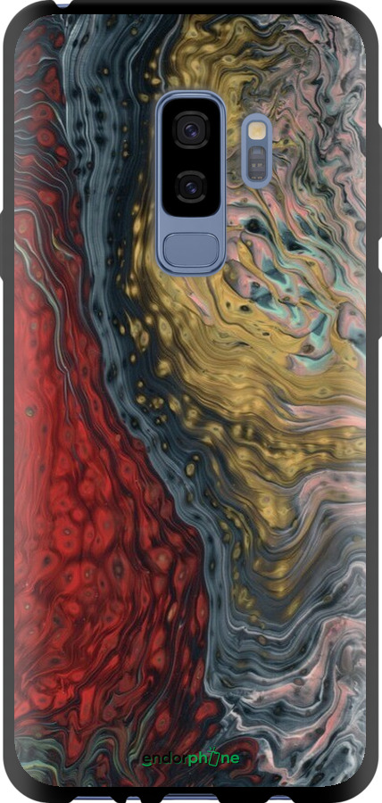 TPU чехол С изображением абстрактной живописи для Samsung Galaxy S9 Plus - 6530b-1365 изображение 